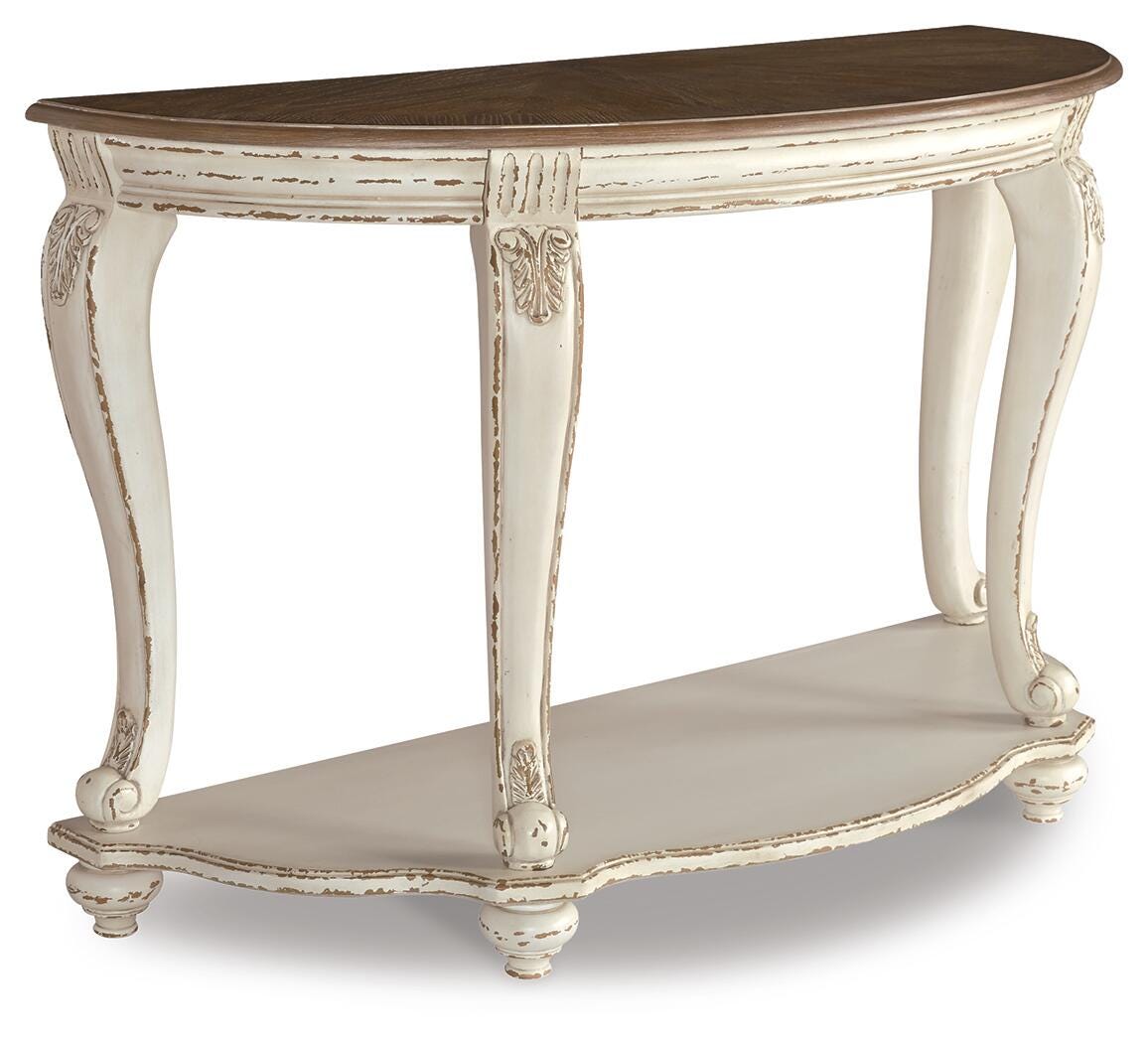 Realyn Sofa Table - Light Brown (1)