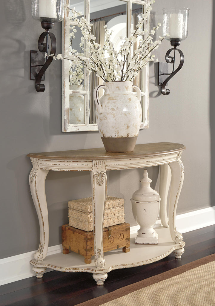 Realyn Sofa Table - Light Brown (8)