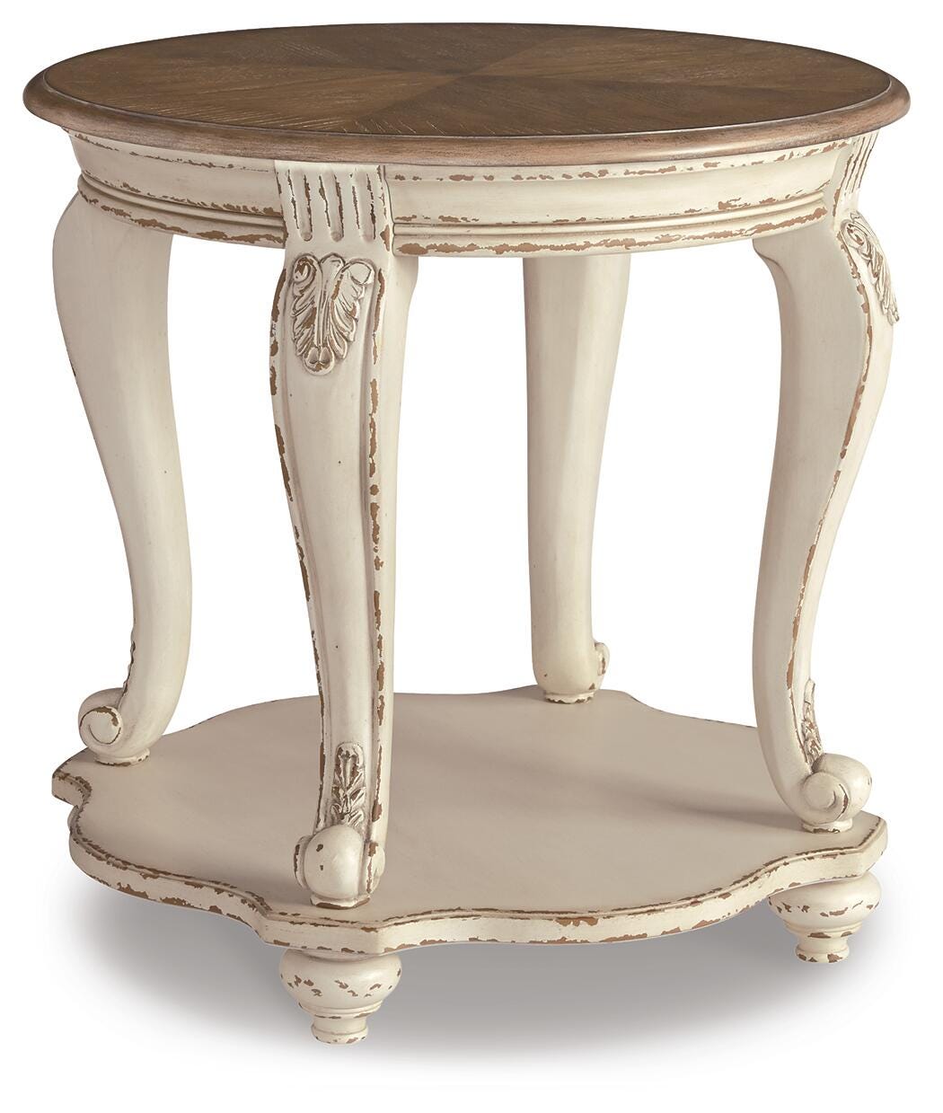 Realyn End Table - Light Brown (1)