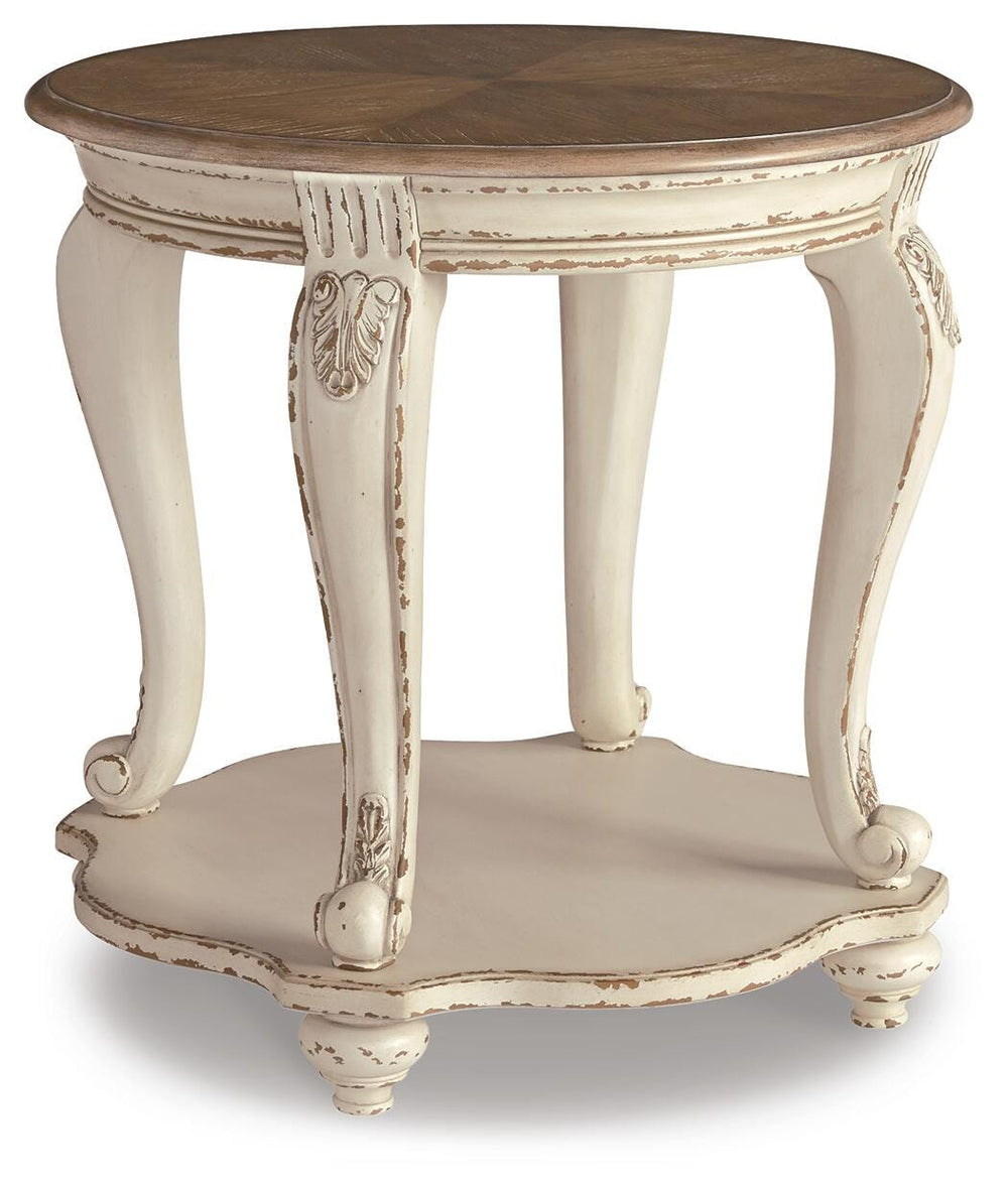 Realyn End Table - Light Brown (1)