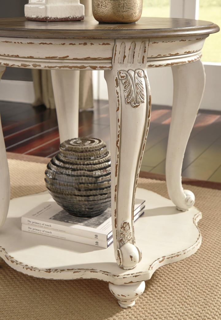 Realyn End Table - Light Brown (5)
