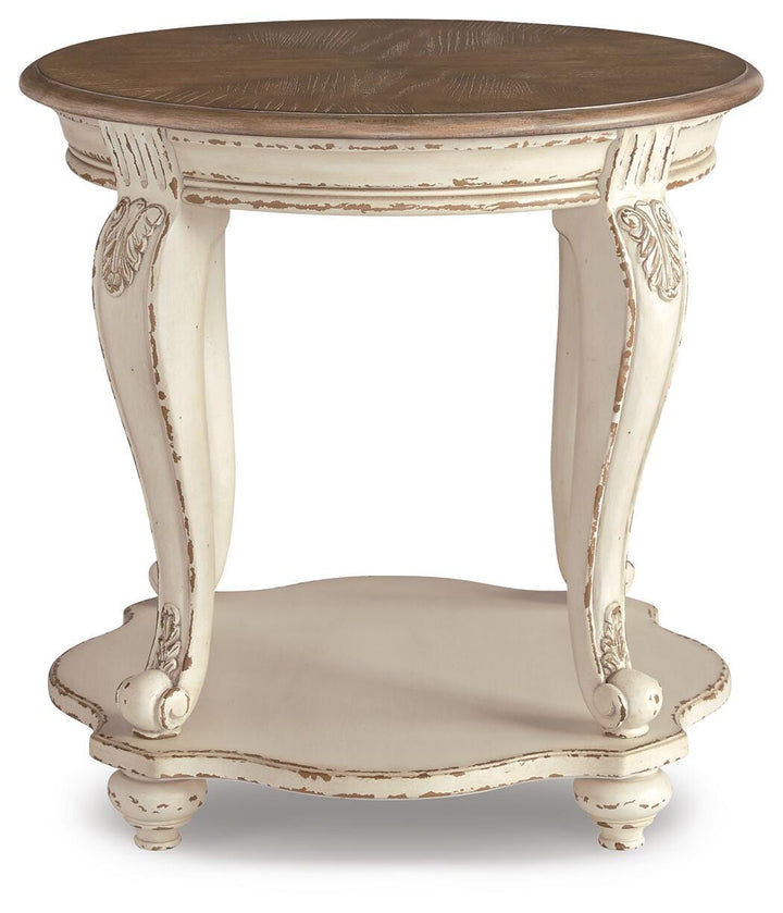 Realyn End Table - Light Brown (3)