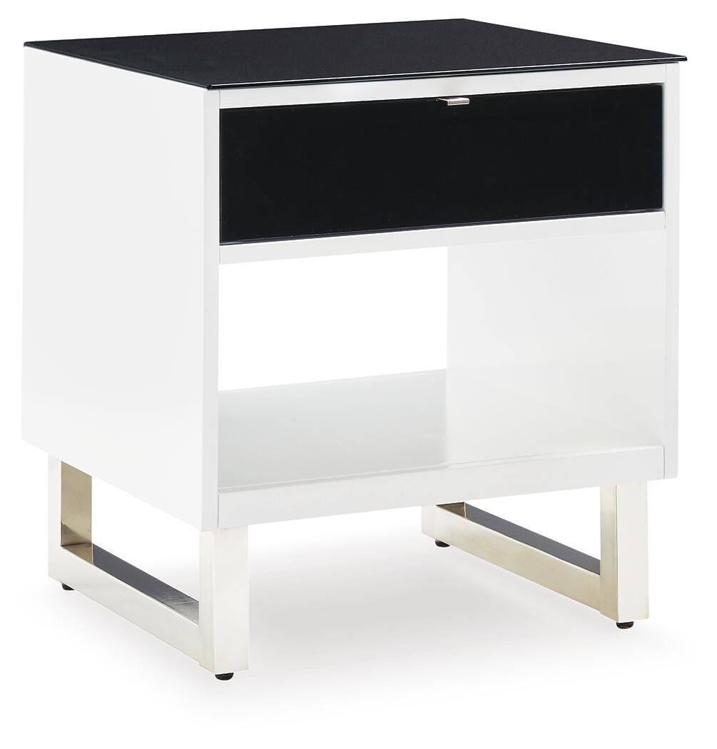 Gardoni End Table - White (1)