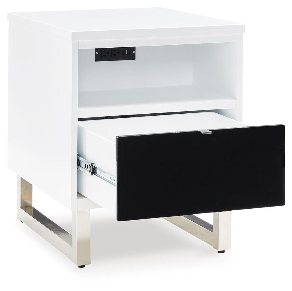 Gardoni Chairside End Table - White (3)