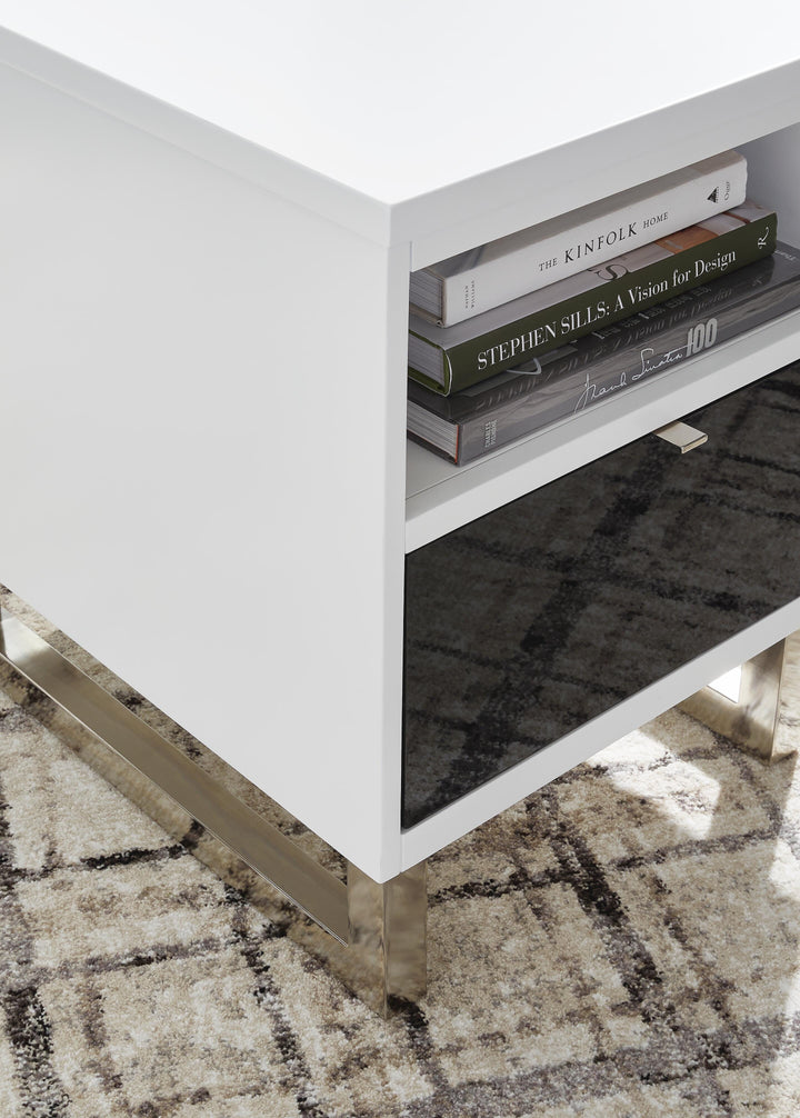 Gardoni Chairside End Table - White (9)