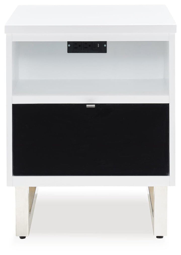 Gardoni Chairside End Table - White (4)