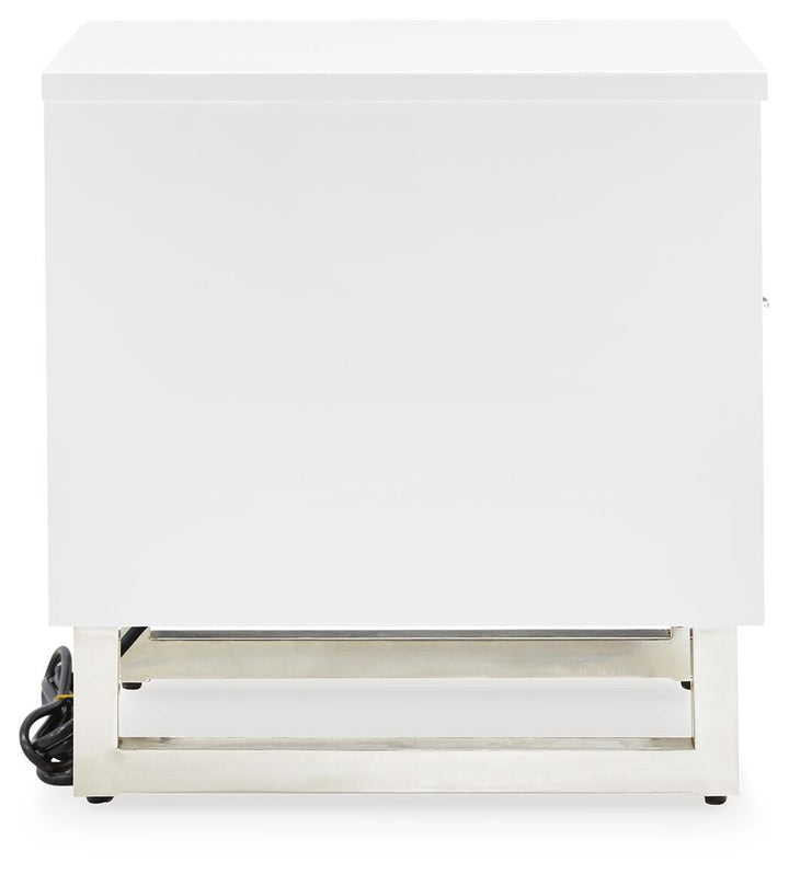 Gardoni Chairside End Table - White (5)
