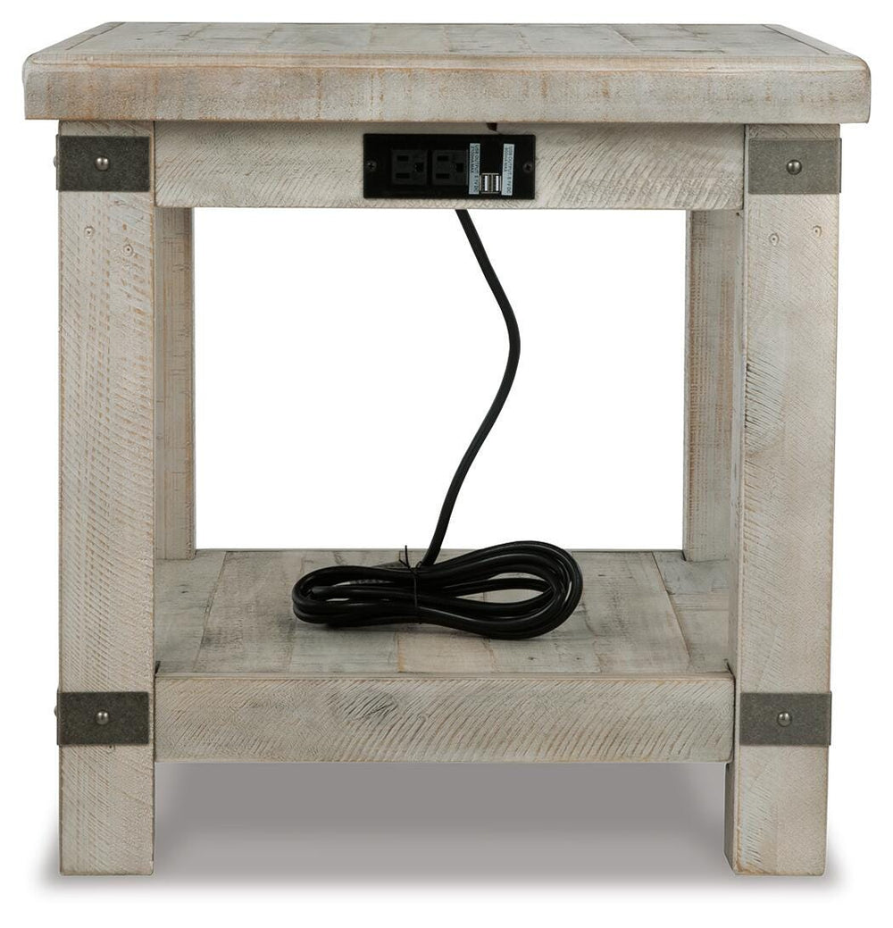 Carynhurst End Table - Pearl Silver (5)