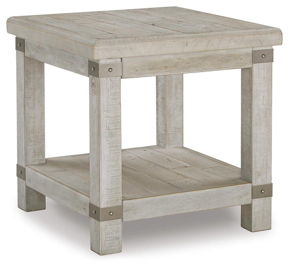 Carynhurst End Table - Pearl Silver (1)