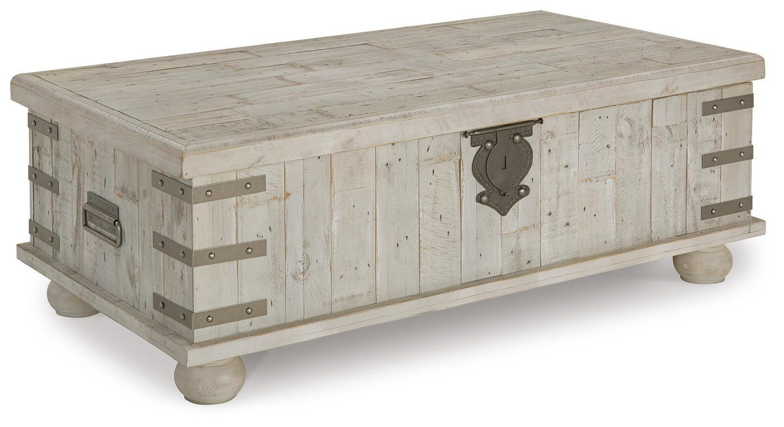 Carynhurst Coffee Table with Lift Top - Pearl Silver (1)