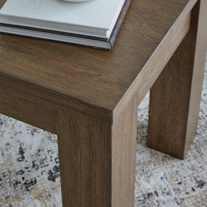 Rosswain End Table - Dark Brown (6)