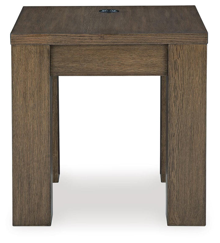 Rosswain End Table - Dark Brown (3)