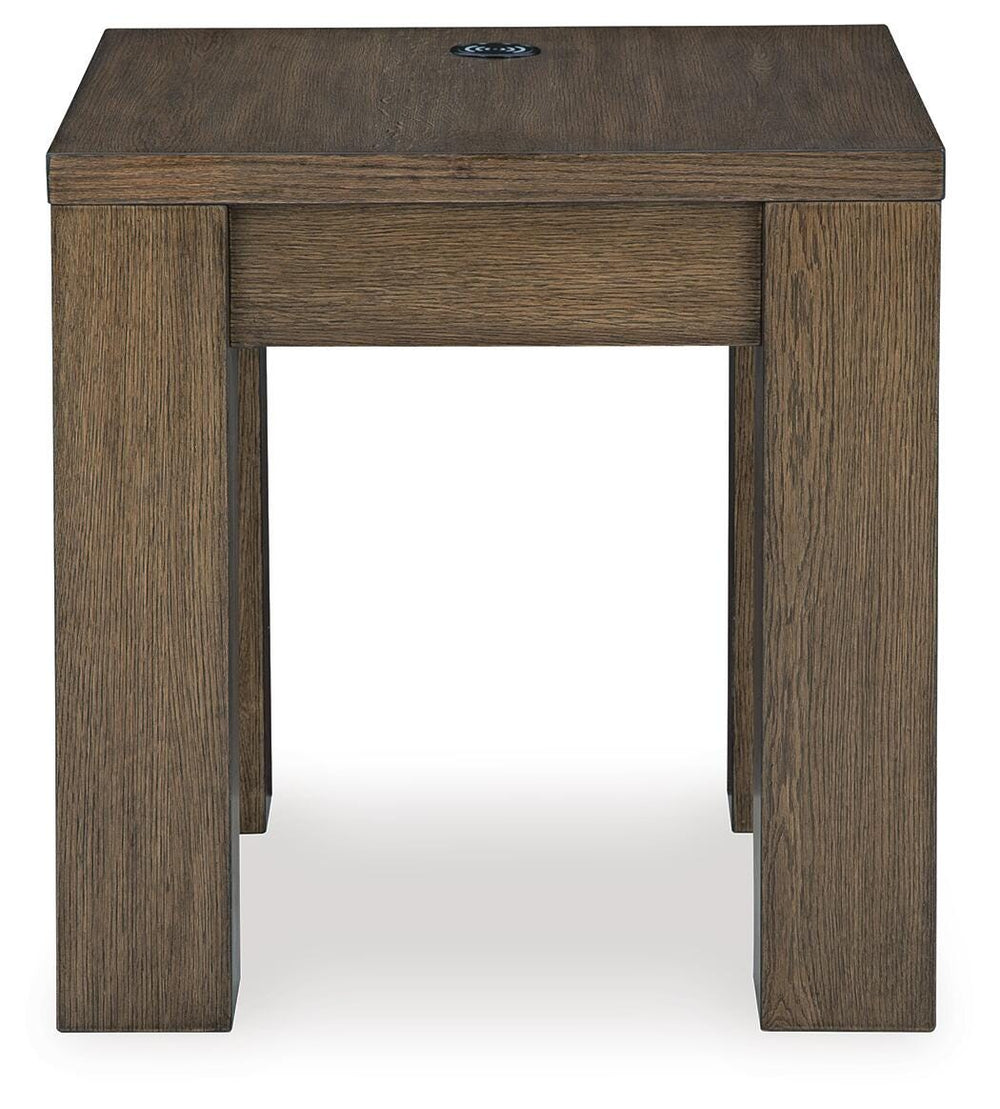 Rosswain End Table - Dark Brown (3)
