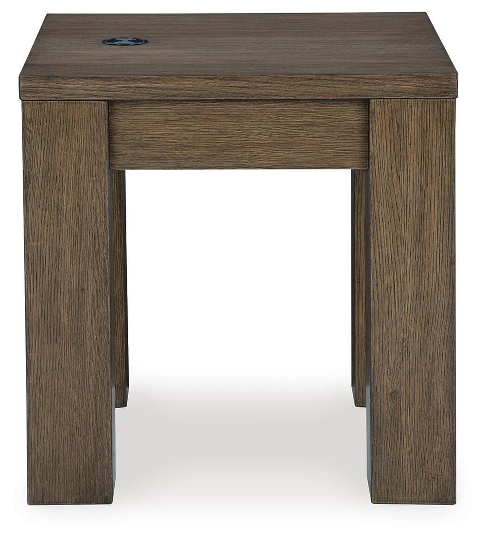 Rosswain End Table - Dark Brown (4)