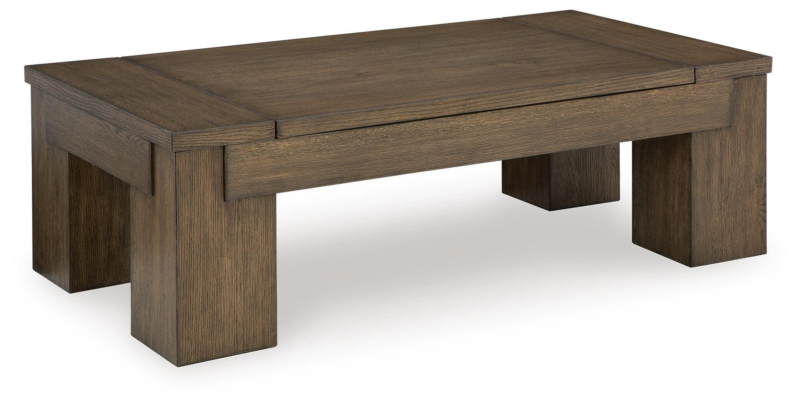 Rosswain Lift-Top Coffee Table - Dark Brown (1)