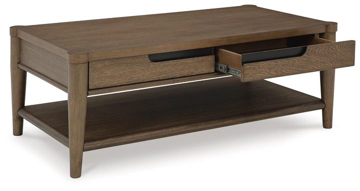 Roanhowe Coffee Table - Dark Brown (3)