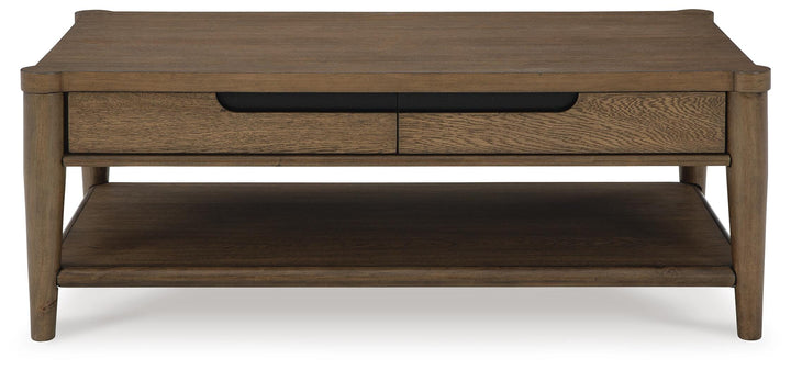 Roanhowe Coffee Table - Dark Brown (4)