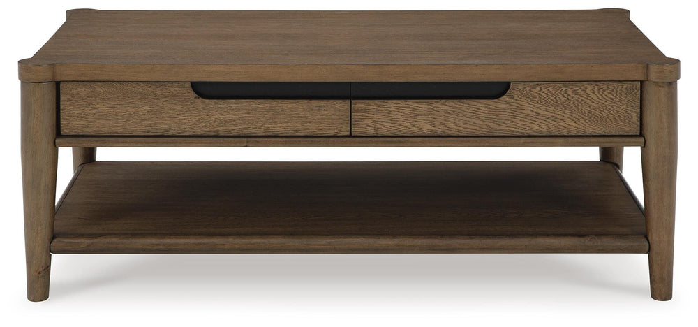 Roanhowe Coffee Table - Dark Brown (4)
