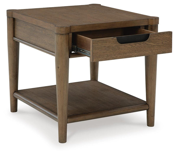 Roanhowe End Table - Dark Brown (3)