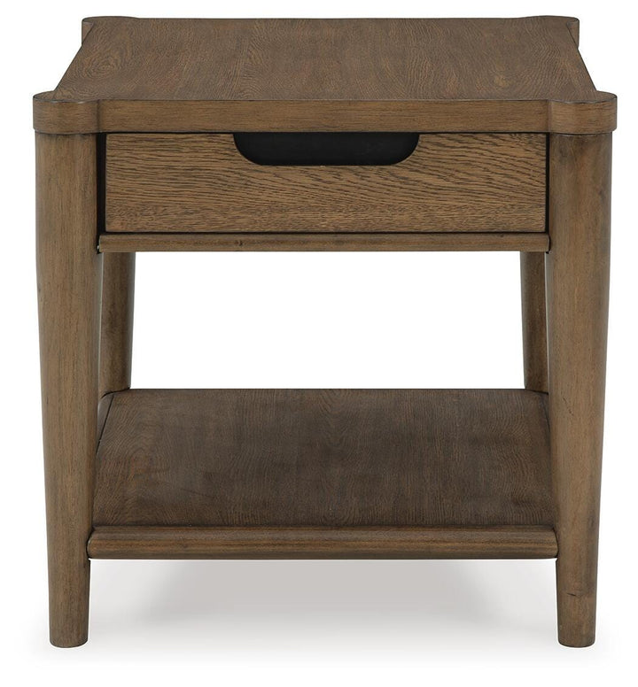 Roanhowe End Table - Dark Brown (4)