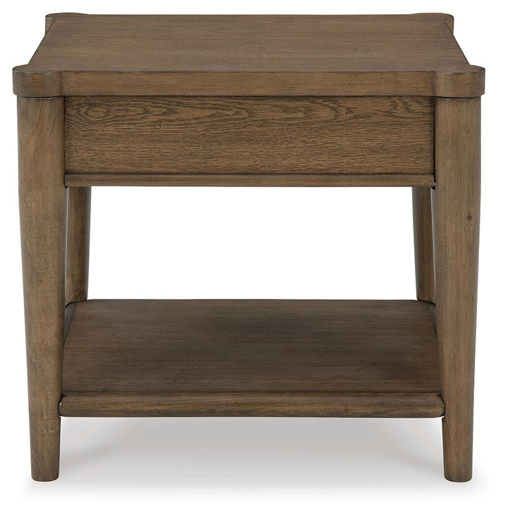 Roanhowe End Table - Dark Brown (5)
