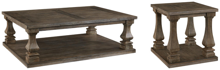Johnelle Coffee Table - Gray (6)