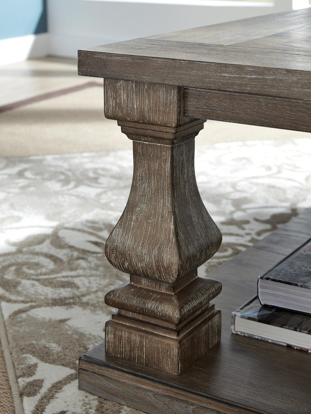 Johnelle Coffee Table - Gray (8)