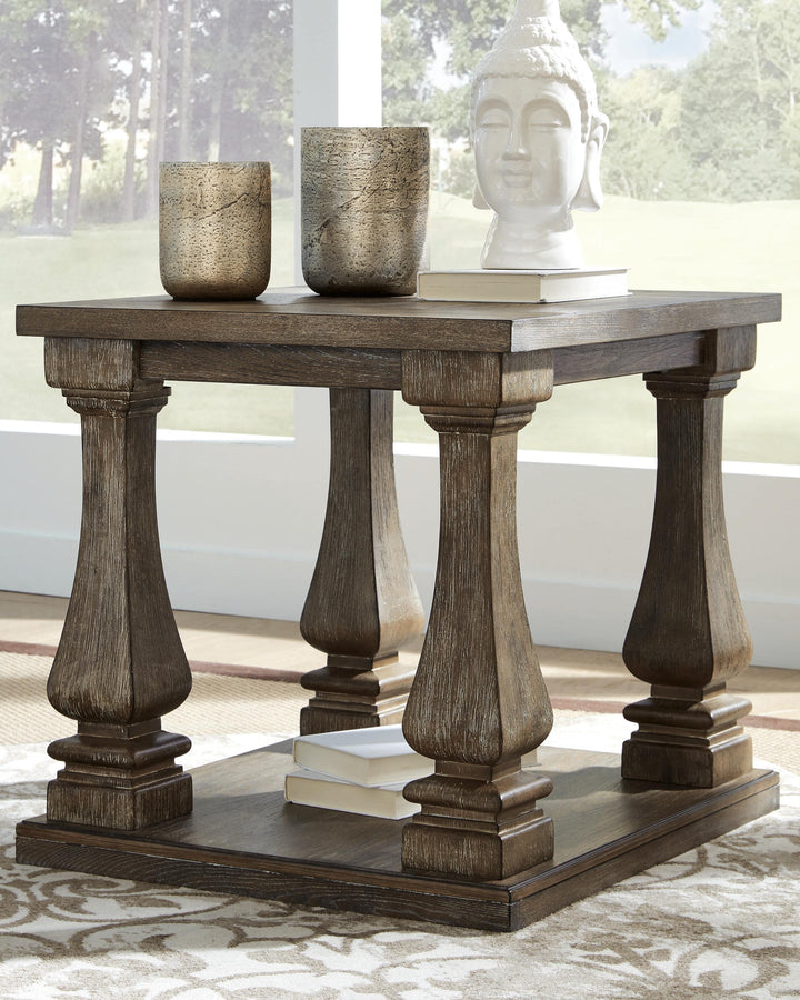 Johnelle End Table - Gray (2)