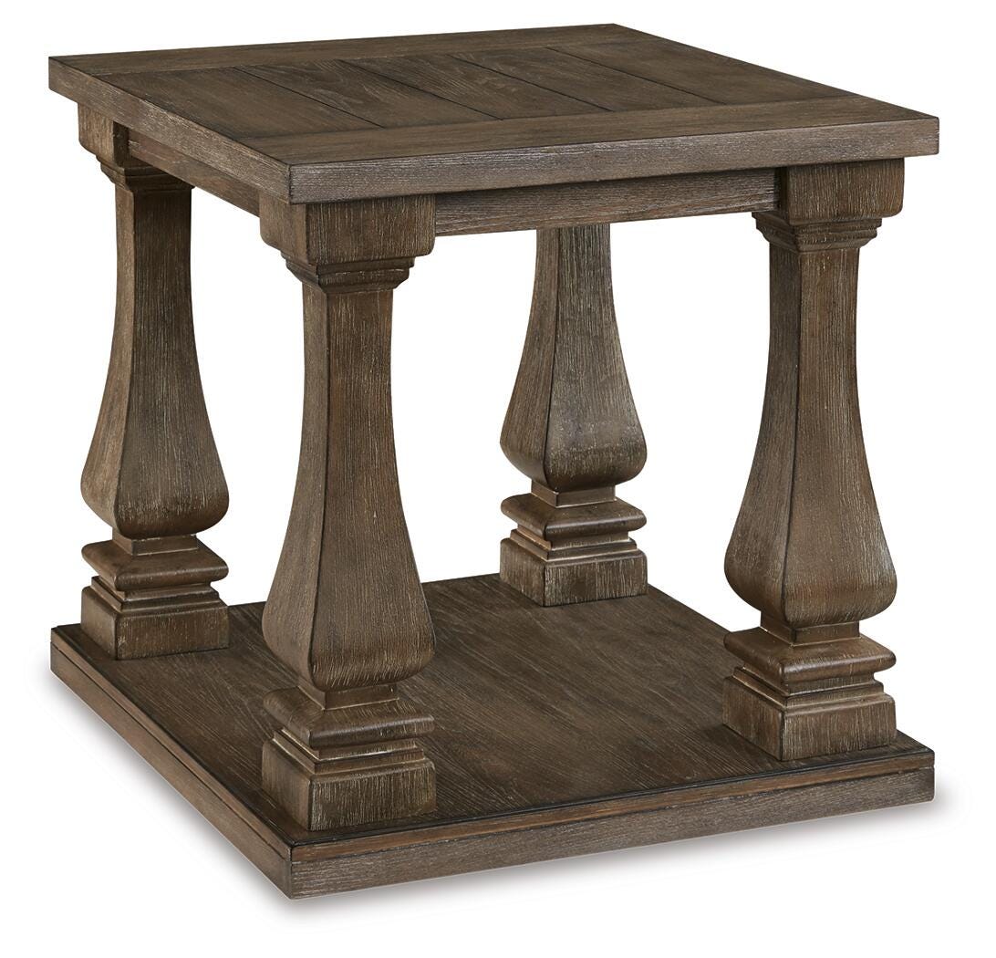 Johnelle End Table - Gray (1)