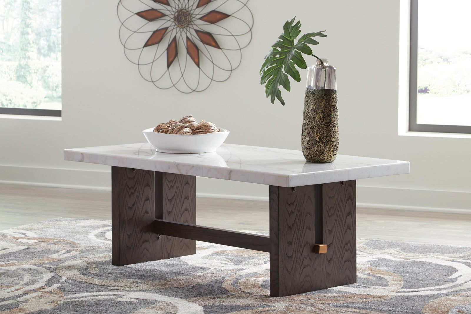 Burkhaus Coffee Table - White (2)