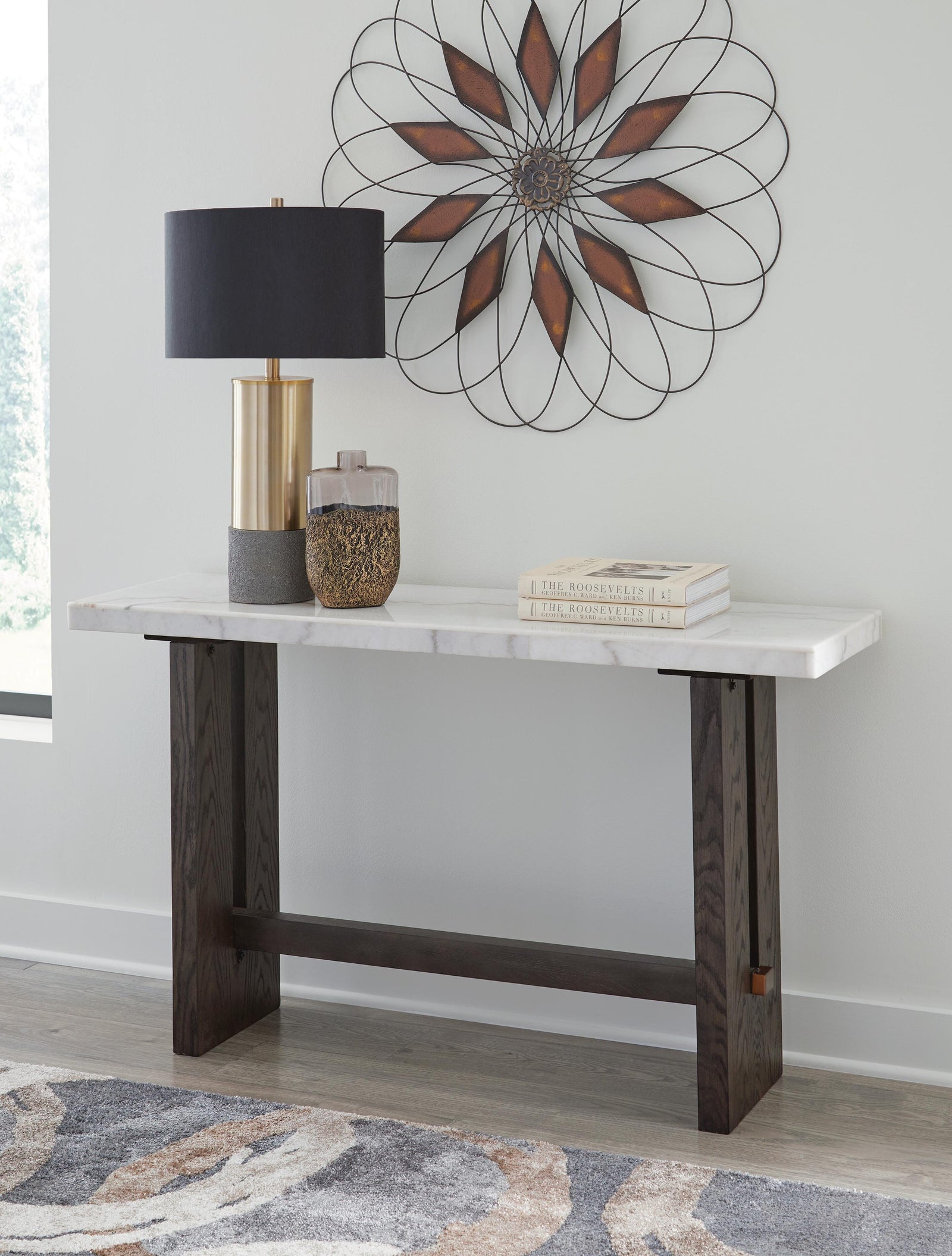Burkhaus Sofa Table - White (2)