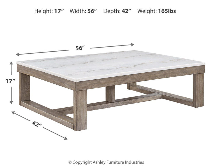 Loyaska Coffee Table - Dark Brown (4)