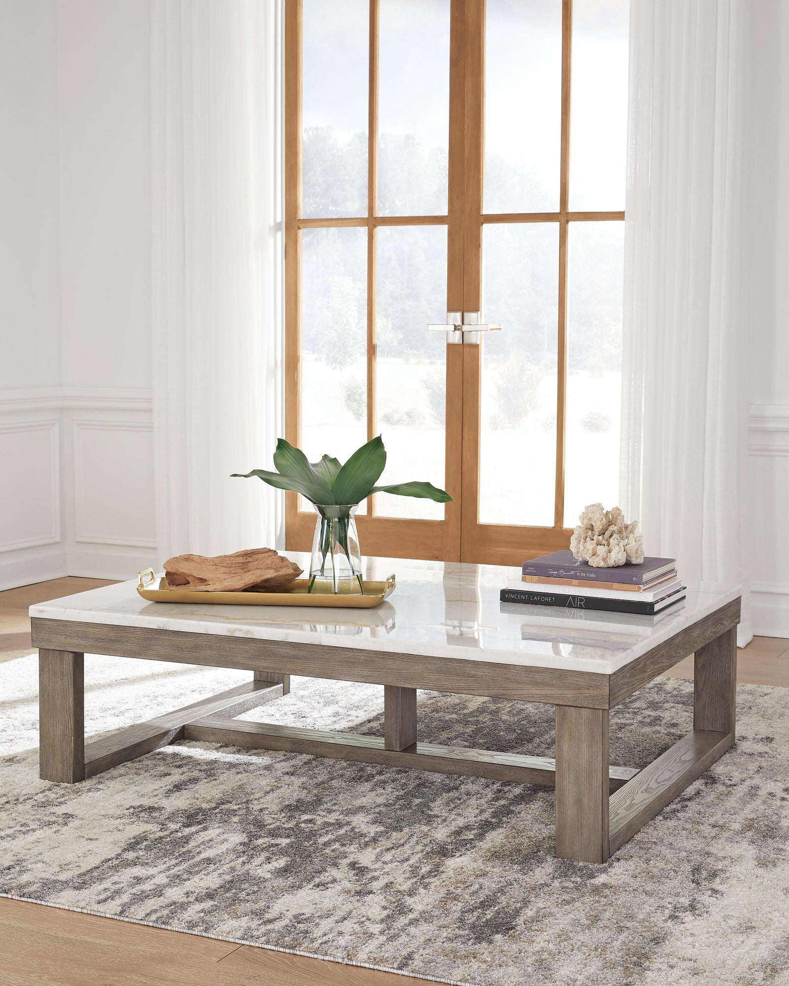 Loyaska Coffee Table - Dark Brown (2)