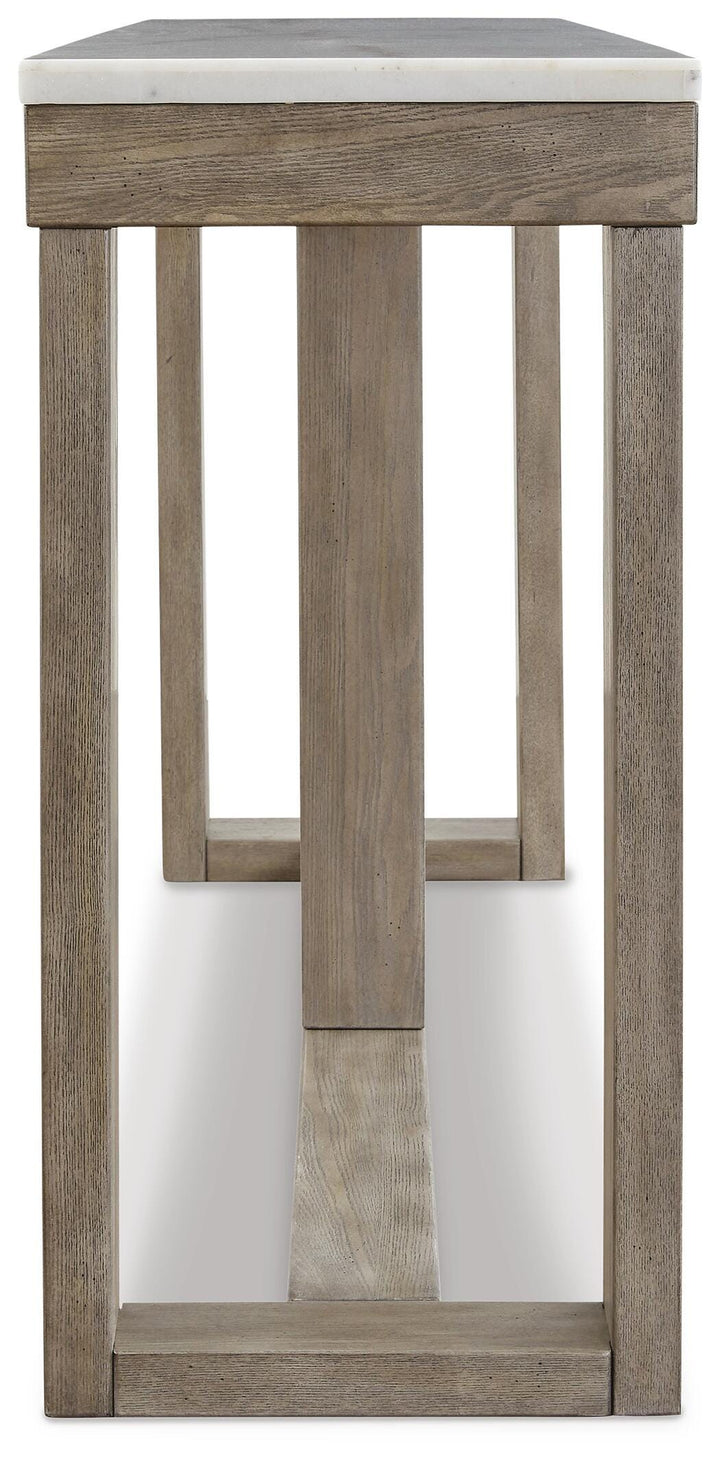 Loyaska Sofa Table - Dark Brown (4)