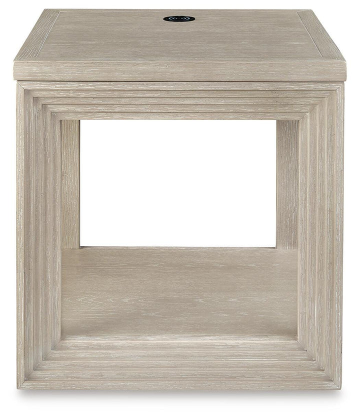 Marxhart End Table - Beige (3)