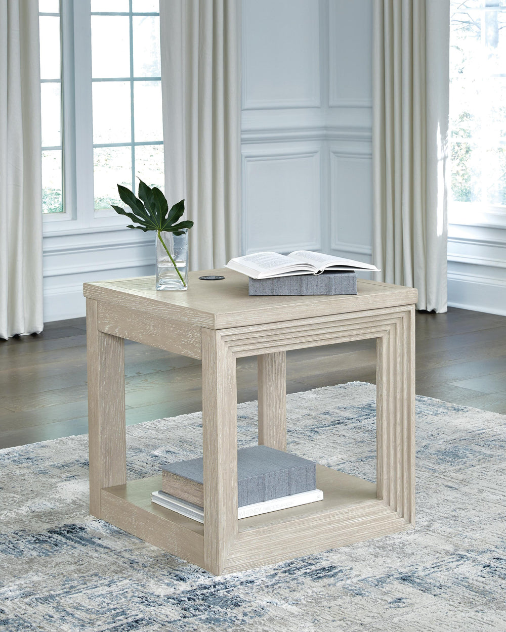 Marxhart End Table - Beige (2)