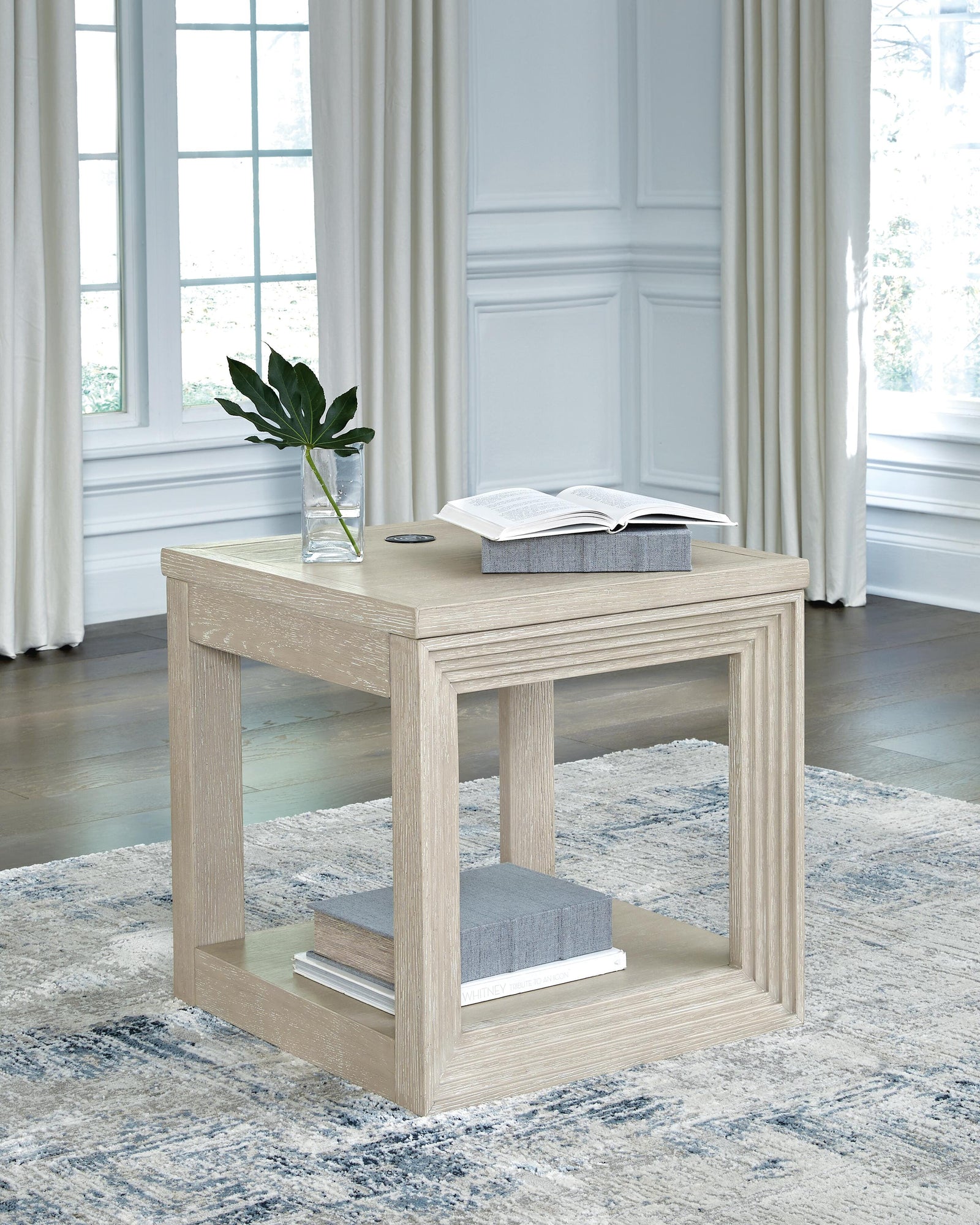 Marxhart End Table - Beige (2)