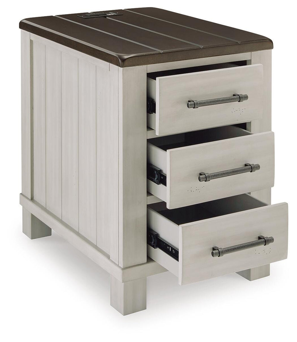 Darborn Chairside End Table - Dark Gray (3)