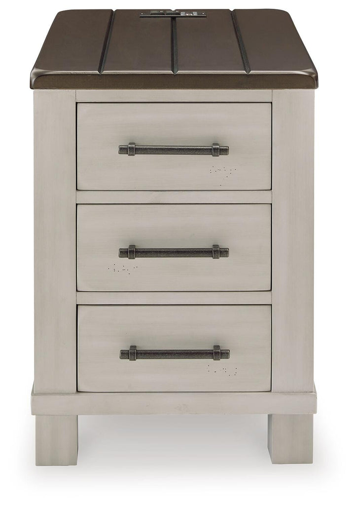 Darborn Chairside End Table - Dark Gray (4)