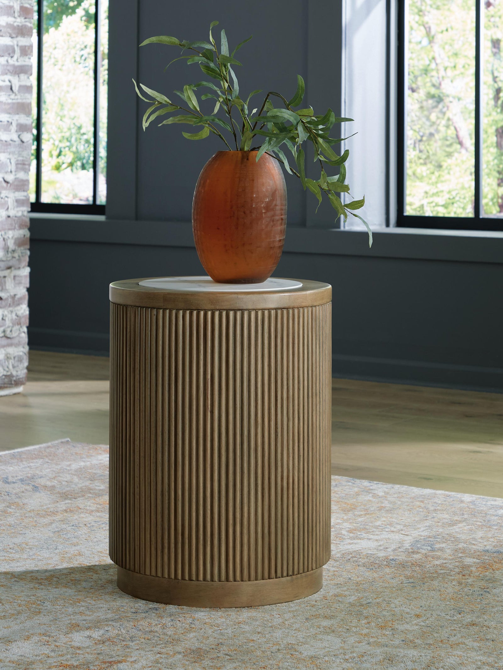 Camdill End Table - Light Brown (2)