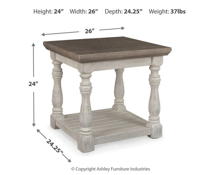 Havalance End Table - Dark Gray (4)