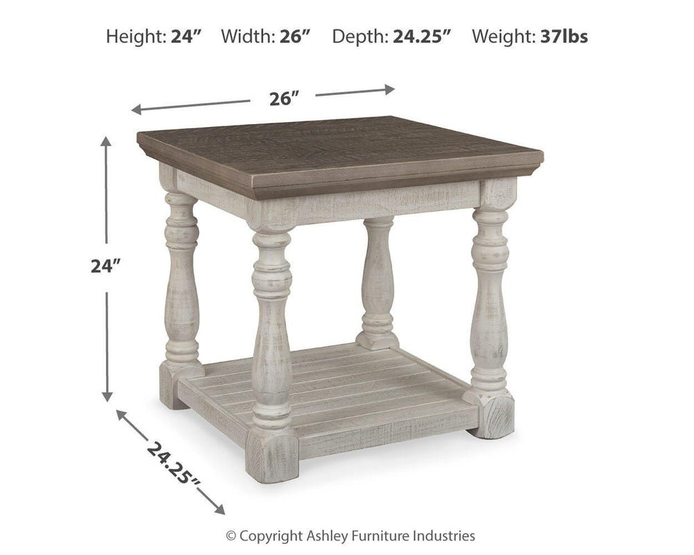 Havalance End Table - Dark Gray (4)