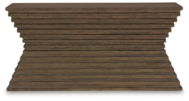 Hannodream Sofa Table - Dark Brown (3)