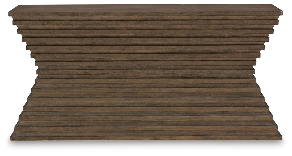 Hannodream Sofa Table - Dark Brown (3)