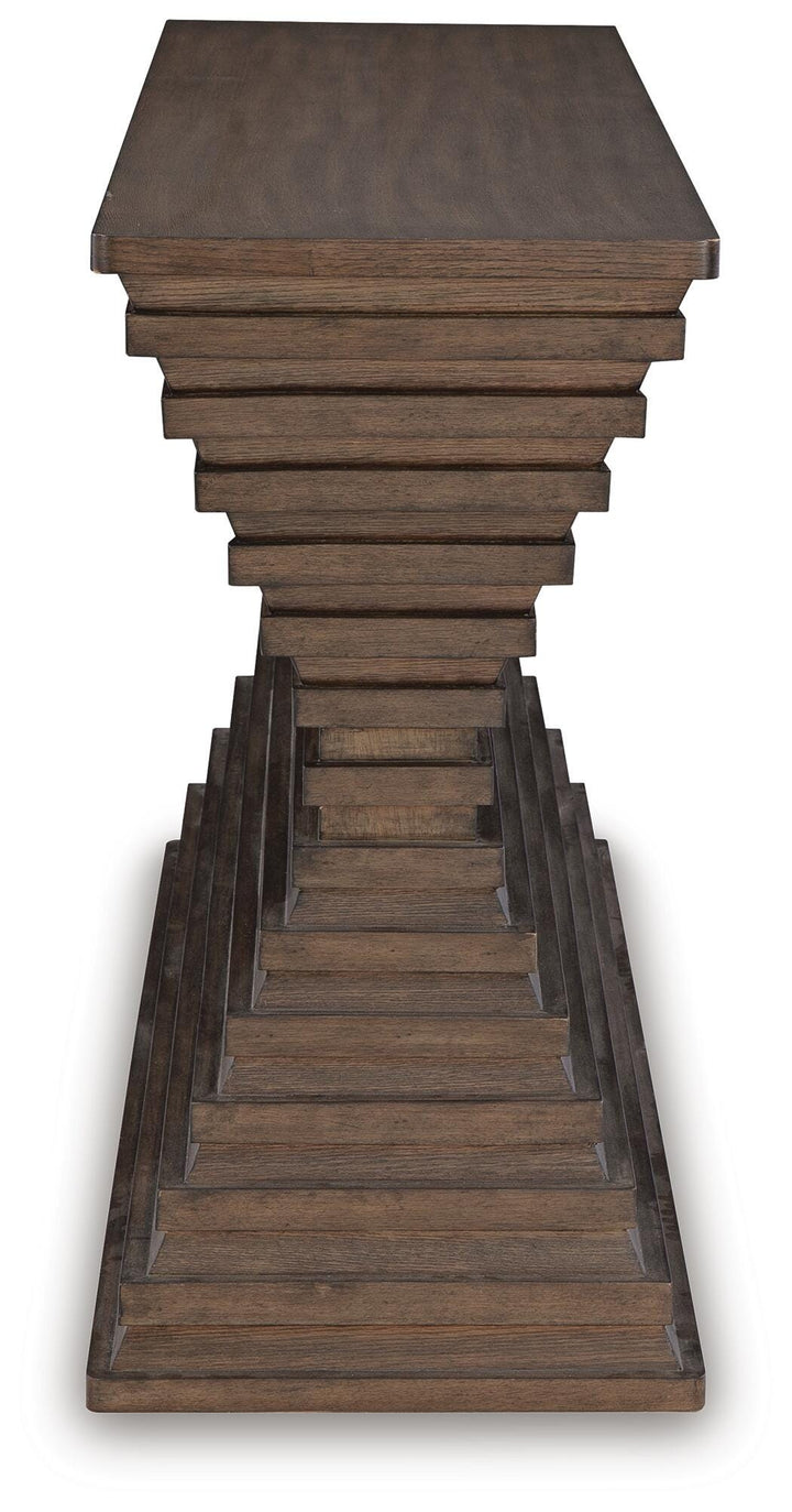 Hannodream Sofa Table - Dark Brown (4)
