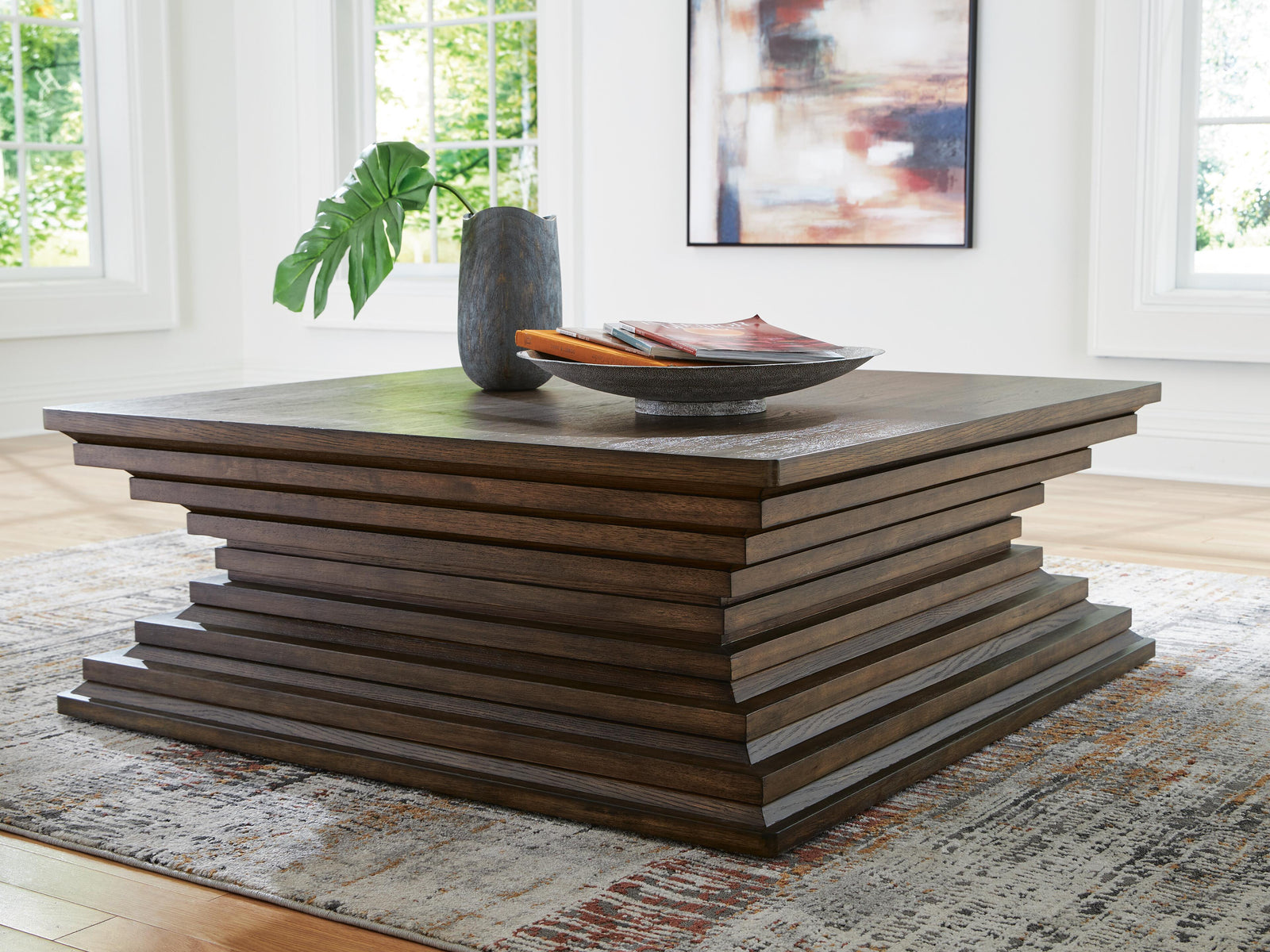 Hannodream Coffee Table - Dark Brown (2)