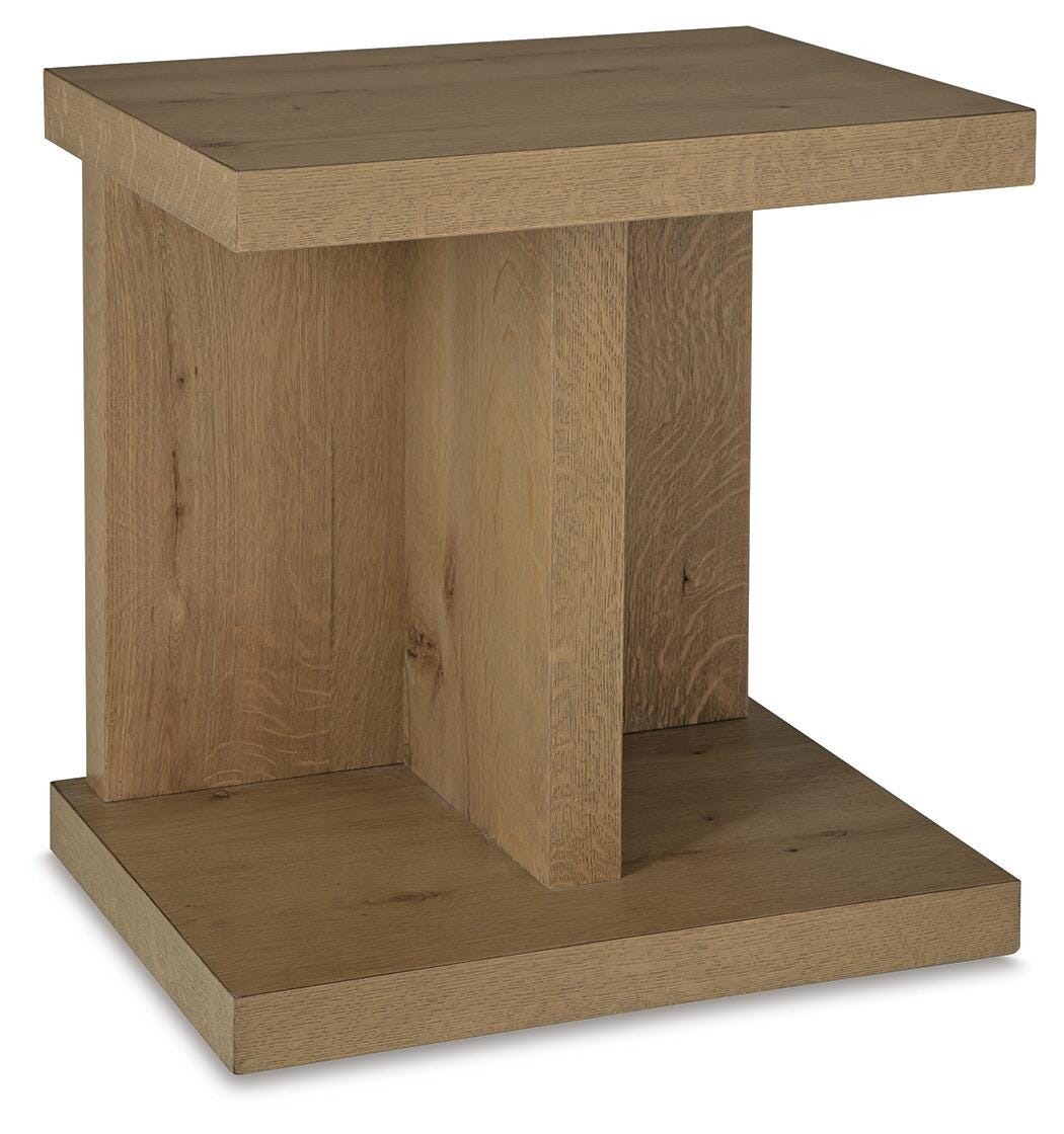 Brinstead Chairside End Table - Light Brown (1)