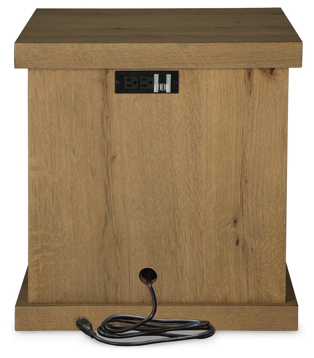 Brinstead Chairside End Table - Light Brown (5)