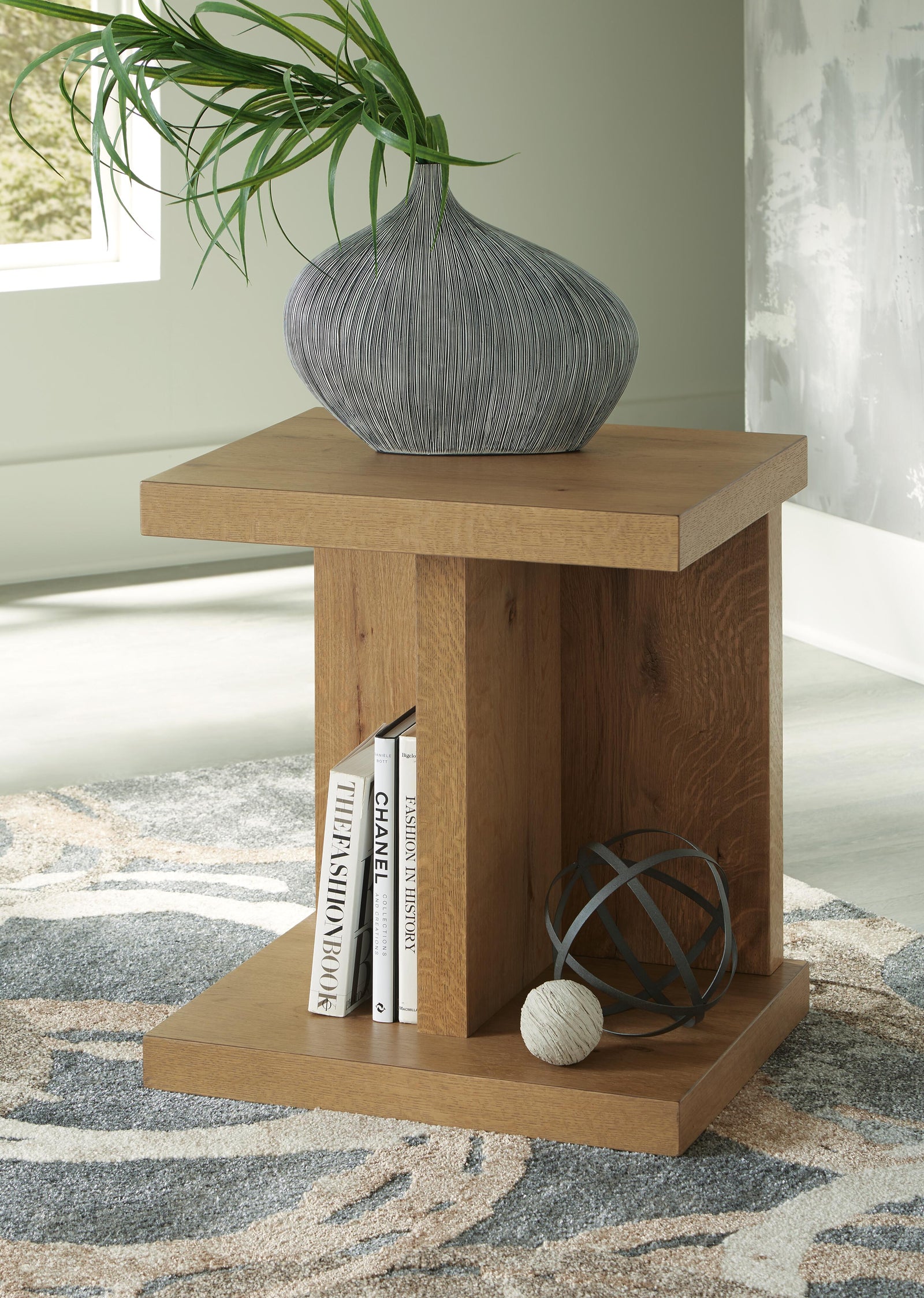 Brinstead Chairside End Table - Light Brown (2)