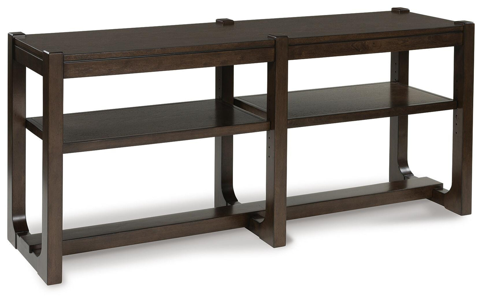 Breckington Sofa Table - Dark Brown (1)